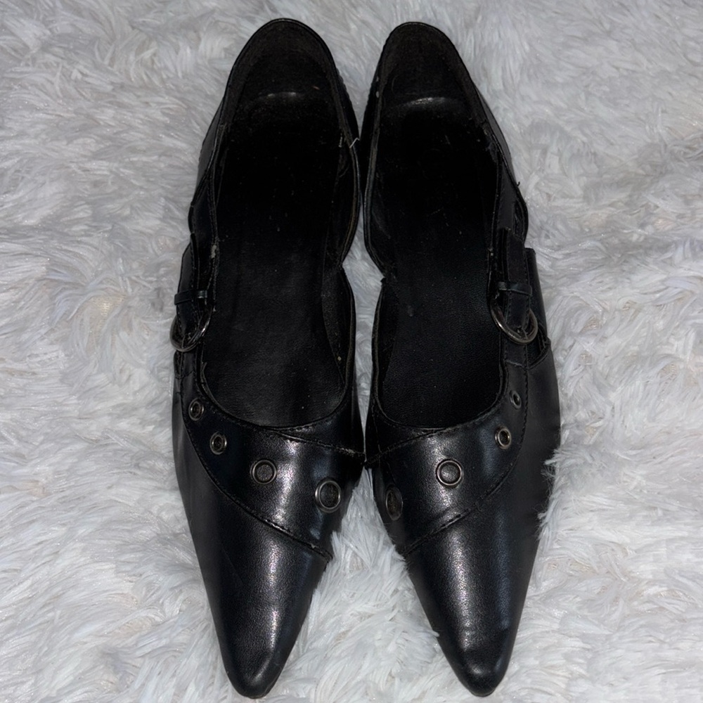 Black Kitten HEEL w/buckle